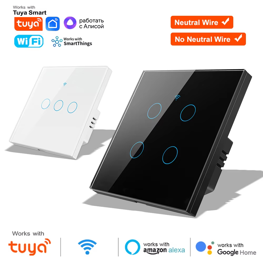 Smart Relay Tuya - Interruttore Smart WiFi RF 433MHz Touch