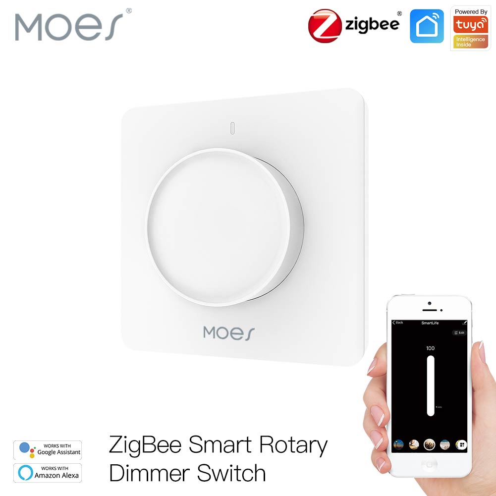 Smart Relay Tuya - Interruttore dimmer rotativo intelligente MOES Tuya