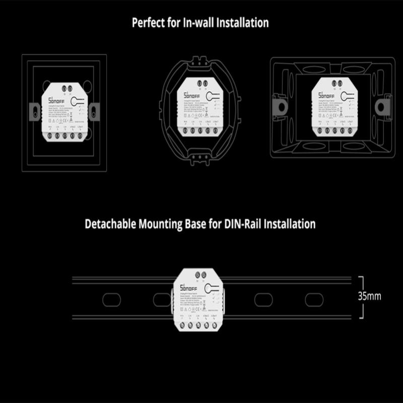 1-8 pz. Smart Switch SONOFF DU - Sonoff recensione e prezzo