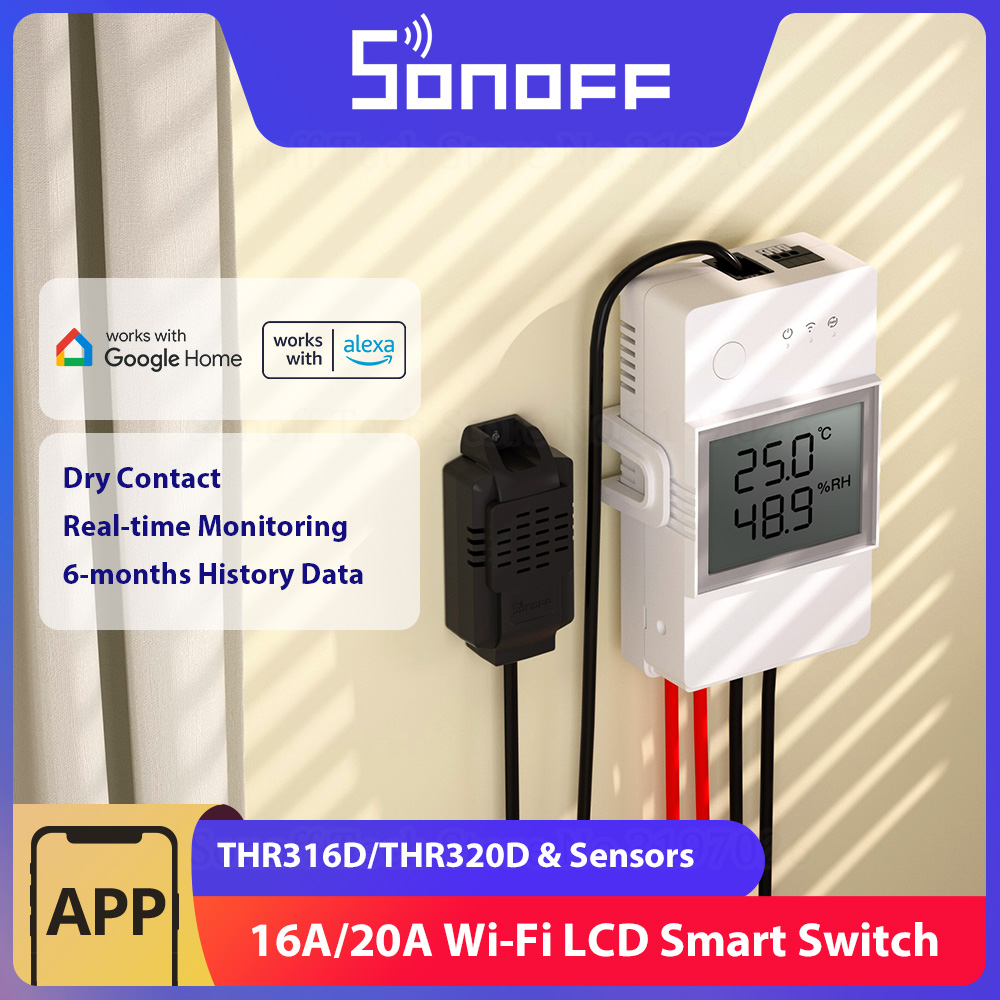 SONOFF THR316D/THR320D Interru - Sonoff Mini R4 recensione e prezzo