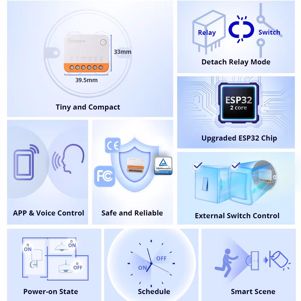SONOFF Mini R4 Smart Wifi Swit - Sonoff Mini R4 recensione e prezzo