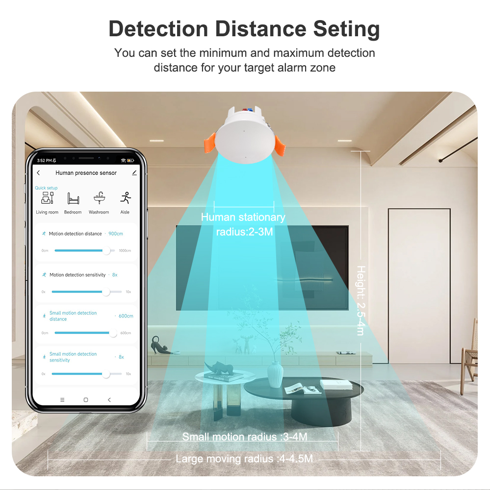ZigBee MmWave Radar Sensore di - Tasmota recensione e prezzo